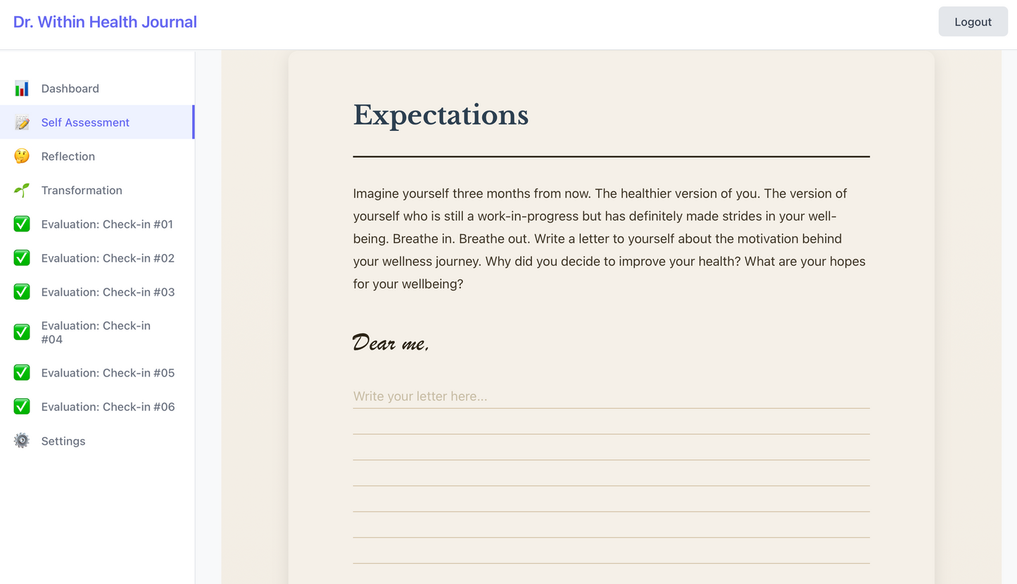 E-journal - for holistic wellness