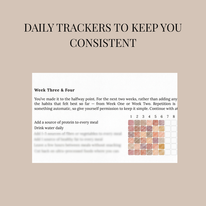 6-Week Nutritional Plan [everything in just 2 pages, no overwhelm]