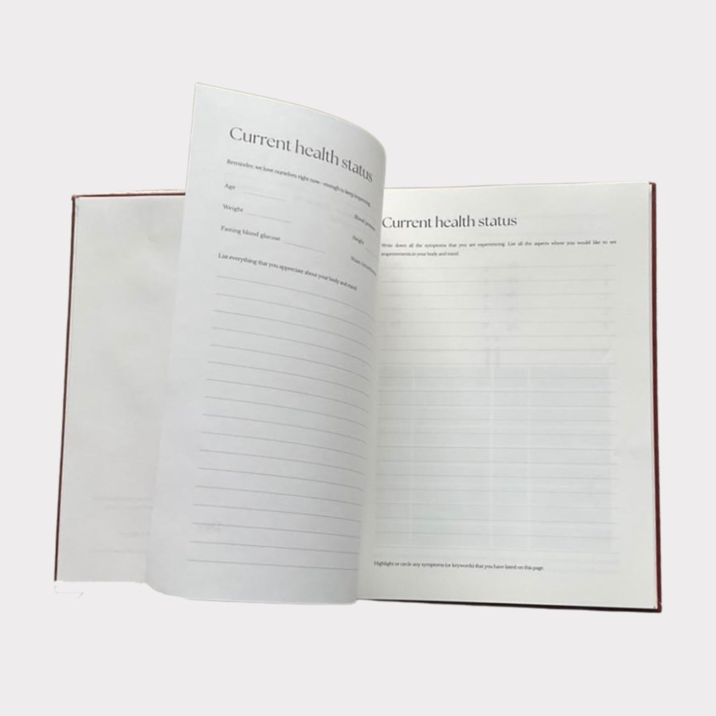 Health Journal - for holistic wellness