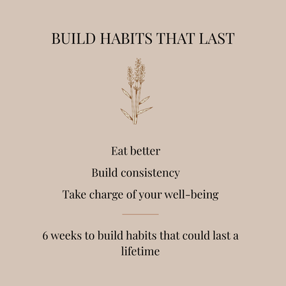6-Week Nutritional Plan [everything in just 2 pages, no overwhelm]