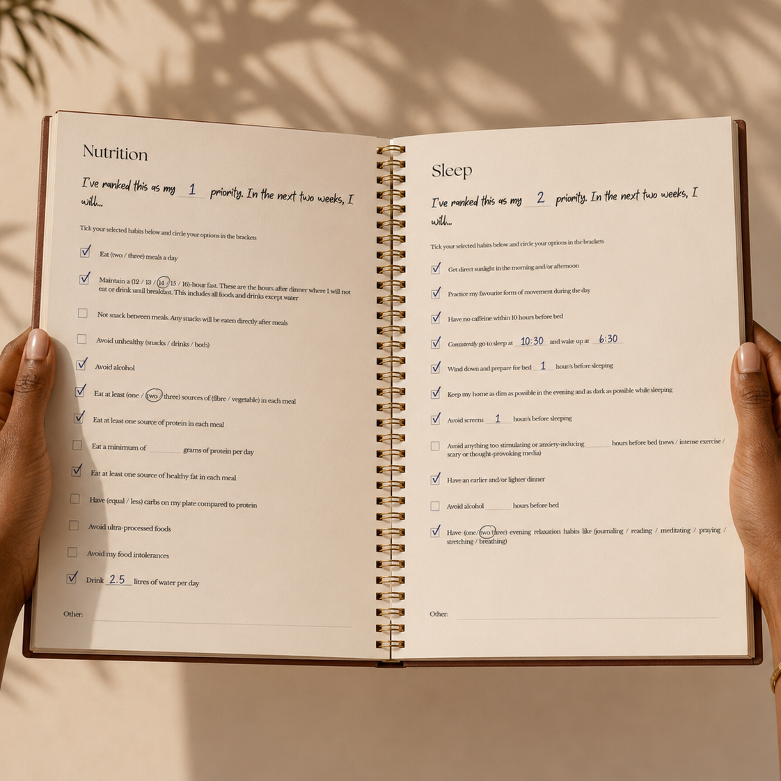 Health Journal - for holistic wellness