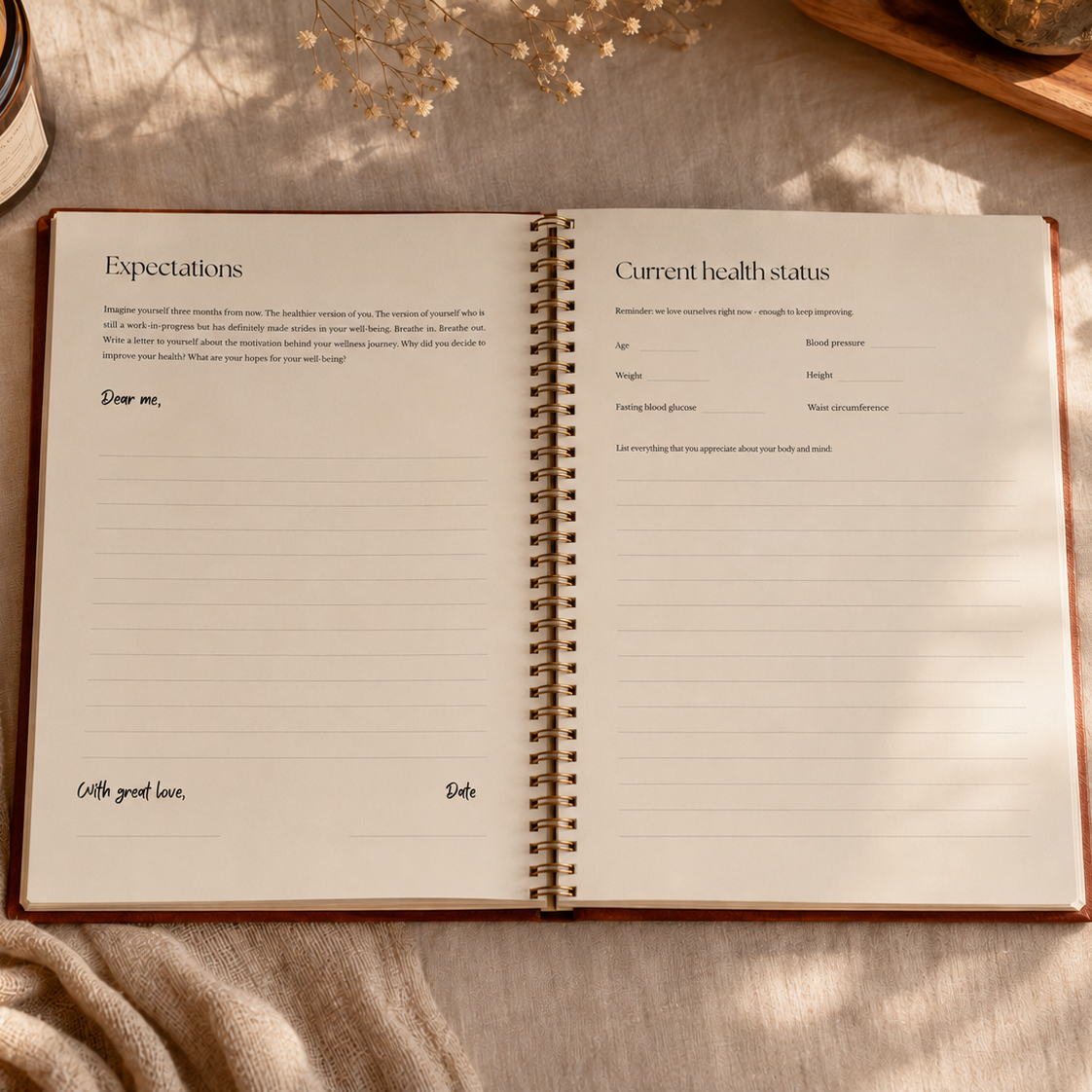 Health Journal - for holistic wellness