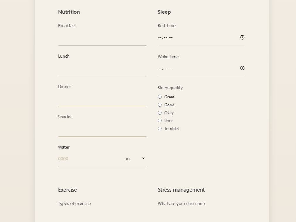 E-journal - for holistic wellness
