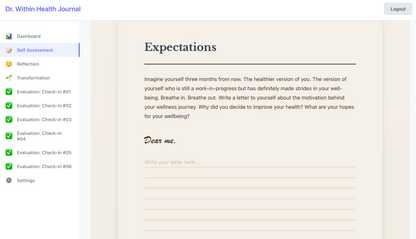 E-journal - for holistic wellness