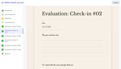 E-journal - for holistic wellness