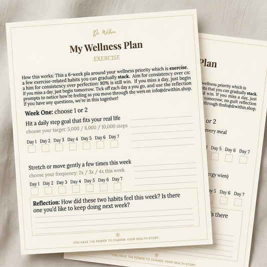 6-Week Movement Plan  [everything in just 2 pages, no overwhelm]